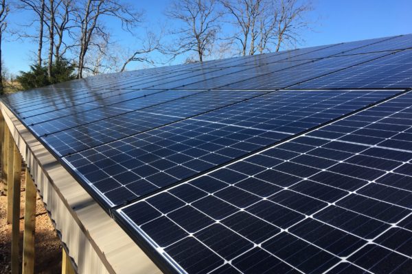 SW MO Residential solar installation grid-tied by Top Gun Solar & HVAC